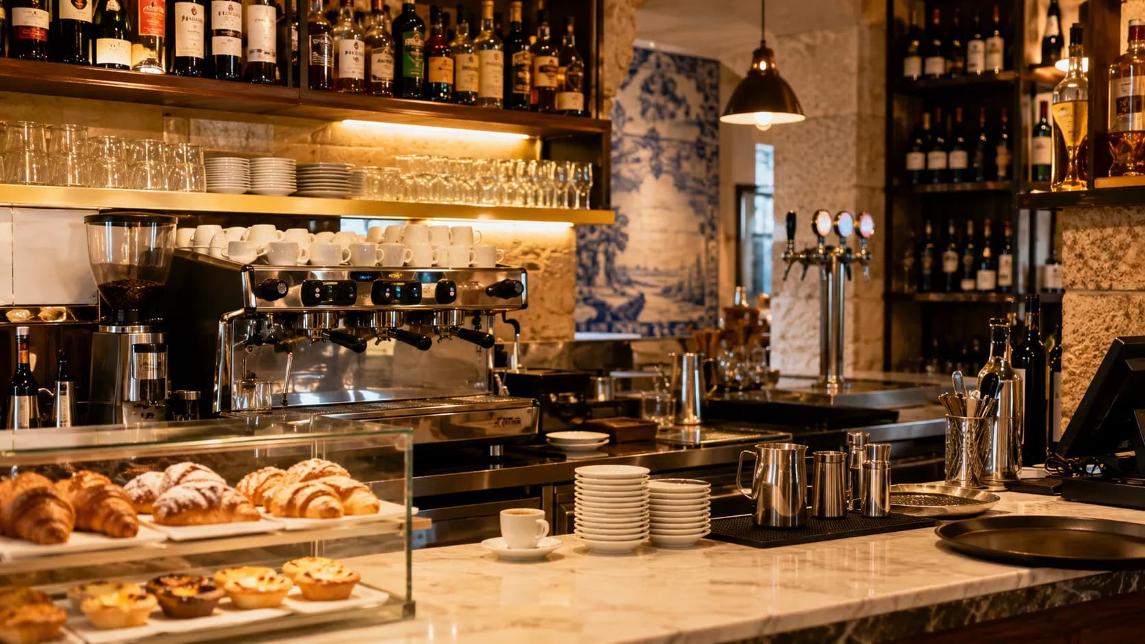 Quanto ganha um empregado de balcão e bar em Portugal?