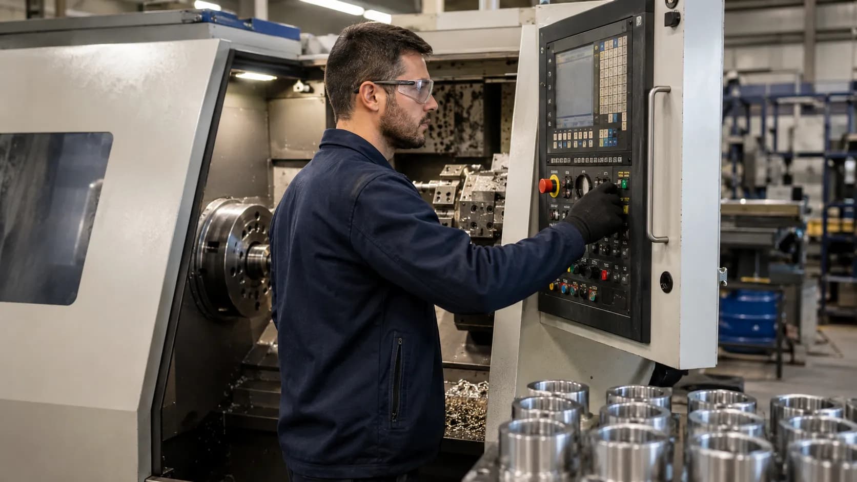 O que faz um operador de máquina?