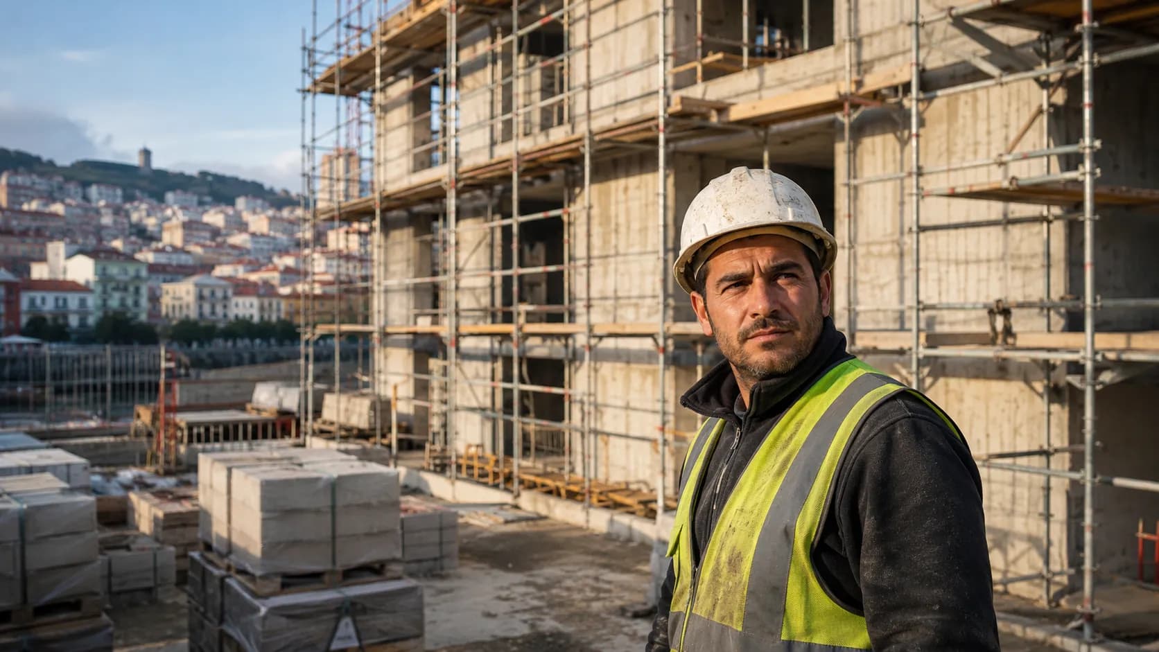 Trabalhar na construção em Portugal